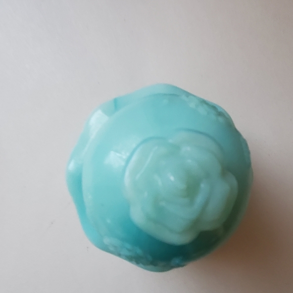 AVON VINTAGE 1970S JADEITE MOONWIND POWDER SACHET JAR W/ LID - Picture 2 of 7